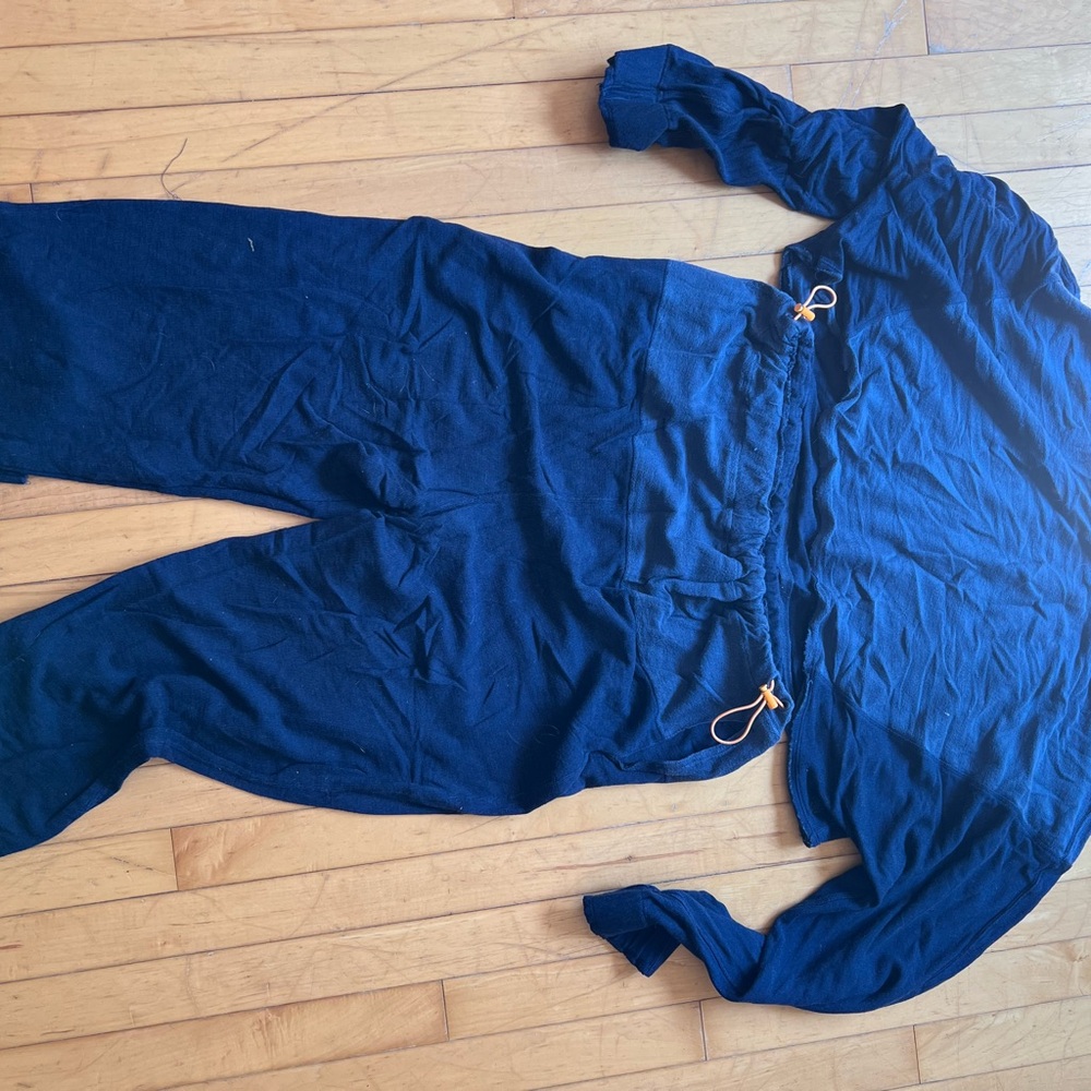 Women's Navy Jogger Set